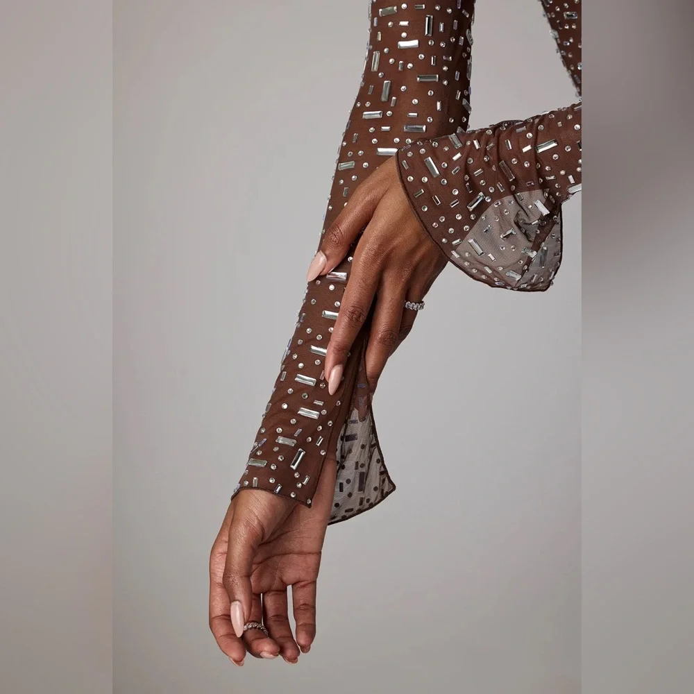Oh Polly Isabeu Embellished Maxi Dress - Picture 3 of 3